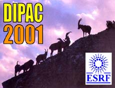 DIPAC 2001 Proceedings -- ESRF, Grenoble, France logo