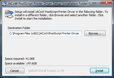 adobe postscript printer driver windows xp free download